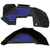 Jeep JK Aluminum "American Flag" Front and Rear Inner Fenders