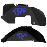 Jeep JK Aluminum "Desert Cactus" Front and Rear Inner Fenders