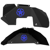 Jeep JK Aluminum "Jeep Star" Front and Rear Inner Fenders