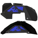 Jeep JK Aluminum "Jurassic" Front and Rear Inner Fenders