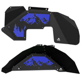 Jeep JK Aluminum "Ridgeline" Front and Rear Inner Fenders