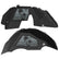 Jeep JL Aluminum "Palm Tree Sunset" Front and Rear Inner Fenders