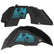 Jeep JL Aluminum "Palm Tree Sunset" Front and Rear Inner Fenders