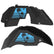 Jeep JL Aluminum "Palm Tree Sunset" Front and Rear Inner Fenders