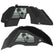Jeep JL Aluminum "Palm Tree Sunset" Front and Rear Inner Fenders