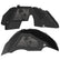 Jeep JL Aluminum "Palm Tree Sunset" Front and Rear Inner Fenders