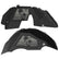 Jeep JL Aluminum "Palm Tree Sunset" Front and Rear Inner Fenders