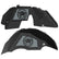 Jeep JL Aluminum "Paradise" Front and Rear Inner Fenders