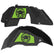 Jeep JL Aluminum "Paradise" Front and Rear Inner Fenders