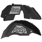 Jeep JL Aluminum "Paw Print Jeep" Front and Rear Inner Fenders