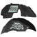 Jeep JL Aluminum "Paw Print Jeep" Front and Rear Inner Fenders