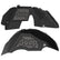 Jeep JL Aluminum "Paw Print Jeep" Front and Rear Inner Fenders