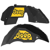 Jeep JL Aluminum "Paw Print Jeep" Front and Rear Inner Fenders