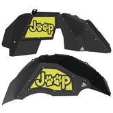 Jeep JL Aluminum "Paw Print Jeep" Front and Rear Inner Fenders