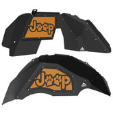 Jeep JL Aluminum "Paw Print Jeep" Front and Rear Inner Fenders