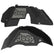 Jeep JL Aluminum "Paw Print Jeep" Front and Rear Inner Fenders