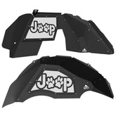 Jeep JL Aluminum "Paw Print Jeep" Front and Rear Inner Fenders