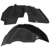 Jeep JL Aluminum "Pirate Skull and Crossbones" Front and Rear Inner Fenders
