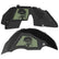 Jeep JL Aluminum "Pirate Skull and Crossbones" Front and Rear Inner Fenders