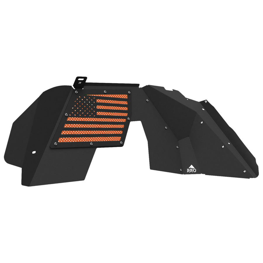 Rock Ready American Flag Inner Fender with Punk N Orange Mesh