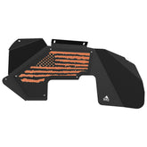 Jeep JK Aluminum "Distressed American Flag" Front Inner Fenders