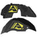 Jeep JL Aluminum "Rock Ready Offroad V1" Front and Rear Inner Fenders