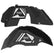 Jeep JL Aluminum "Rock Ready Offroad V1" Front and Rear Inner Fenders