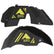 Jeep JL Aluminum "Rock Ready Offroad V2" Front and Rear Inner Fenders