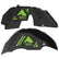 Jeep JL Aluminum "Rock Ready Offroad V2" Front and Rear Inner Fenders