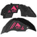Jeep JL Aluminum "Rock Ready Offroad V2" Front and Rear Inner Fenders