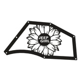 Jeep JL Aluminum "Sunflower Jeep Girl" Rear Inner Fenders