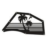 Jeep JL Aluminum "Palm Tree Sunset" Rear Inner Fenders