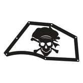 Jeep JL Aluminum "Pirate Skull and Crossbones" Rear Inner Fenders