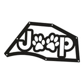 Jeep JL Aluminum "Paw Print Jeep" Rear Inner Fenders