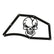 Jeep JL "Skull" Aluminum Design Plate for Inner Fenders