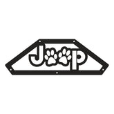 Jeep JK Aluminum "Paw Print Jeep" Rear Inner Fenders