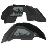 Jeep JL Aluminum "Ridgeline" Front and Rear Inner Fenders