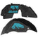 Jeep JL Aluminum "Ridgeline" Front and Rear Inner Fenders