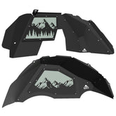 Jeep JL Aluminum "Ridgeline" Front and Rear Inner Fenders