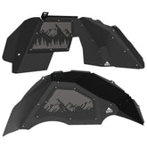 Jeep JL Aluminum "Ridgeline" Front and Rear Inner Fenders