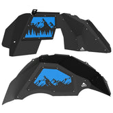Jeep JL Aluminum "Ridgeline" Front and Rear Inner Fenders