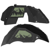 Jeep JL Aluminum "Ridgeline" Front and Rear Inner Fenders