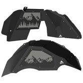 Jeep JL Aluminum "Ridgeline" Front and Rear Inner Fenders