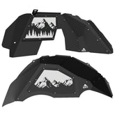 Jeep JL Aluminum "Ridgeline" Front and Rear Inner Fenders
