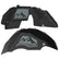 Jeep JL Aluminum "Rubicon" Front and Rear Inner Fenders
