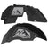 Jeep JL Aluminum "Rubicon" Front and Rear Inner Fenders