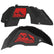 Jeep JL Aluminum "Rubicon" Front and Rear Inner Fenders