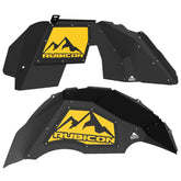 Jeep JL Aluminum "Rubicon" Front and Rear Inner Fenders