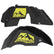 Jeep JL Aluminum "Rubicon" Front and Rear Inner Fenders