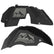 Jeep JL Aluminum "Rubicon" Front and Rear Inner Fenders